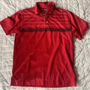 Men’s Callaway Small Red Polo(Opti-Dri)